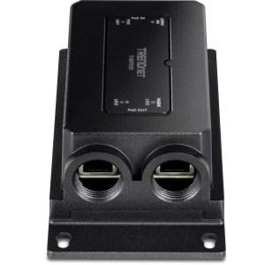 TRENDnet TI-BEP200 Power over Ethernet extender, supports PoE, PoE+, & passive PoE devices, IP67